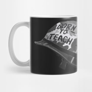 Born to teach Maths  BW Mug